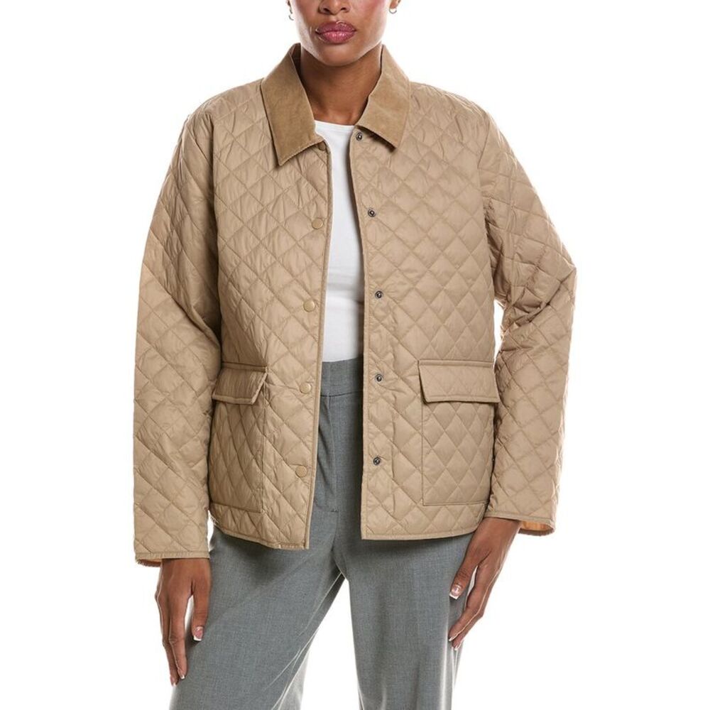 Eileen Fisher Womens  Quilted Jacket